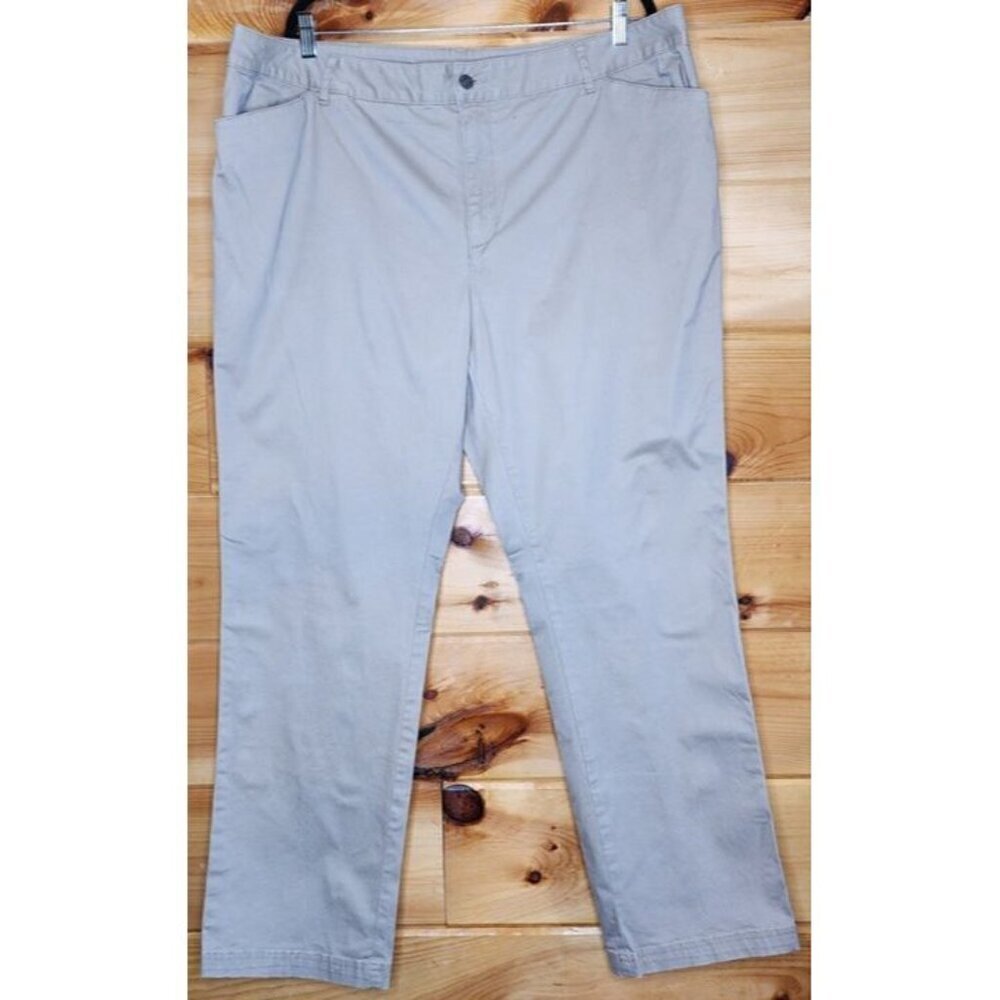 Women's Magellan Outdoor Size 22 Khaki Twill Pants Work Camping Hiking